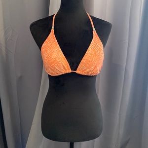 CONVERSE bikini top fully lined w/padded bra. Light tangerine. Medium